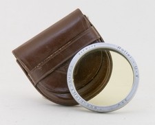 ROLLEIFLEX FILTRO UV 34MM BAIONETTA II CON CUSTODIA ORIGINALE PLANAR-XENOTAR 3.5