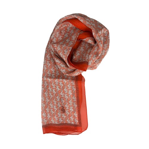 Sciarpa donna seta rossa