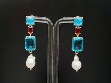 Orecchini donna pendenti perla