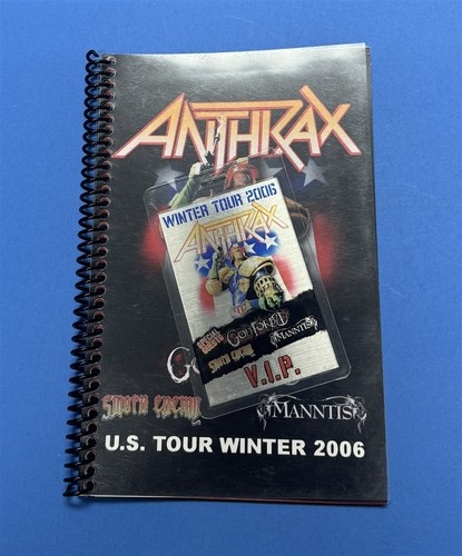 Anthrax 2006 concert tour - anthrax,