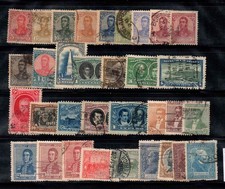 Argentina 1908-16 usato 100% San Martino, celebrità, rivoluzione