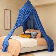 Baldacchino Blu per Letto