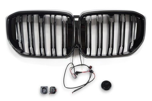 Griglia nero lucido con led - griglia,