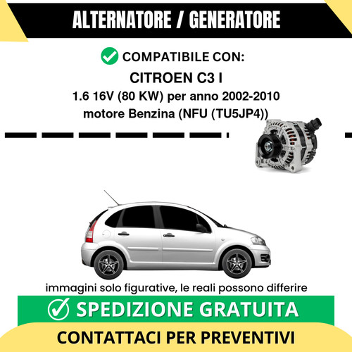 Alternatore citroen 1 6 - alternatore, 1.6