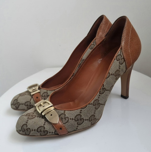 Gucci monogram tela - tela, pelle
