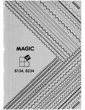 Singer Magic 8134 8234 Manuale Istruzioni: 76 Pagine Bobina Rilegato
