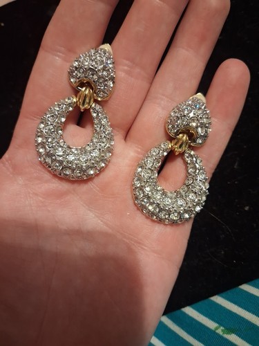 Vintage sparkly clip - clip, on