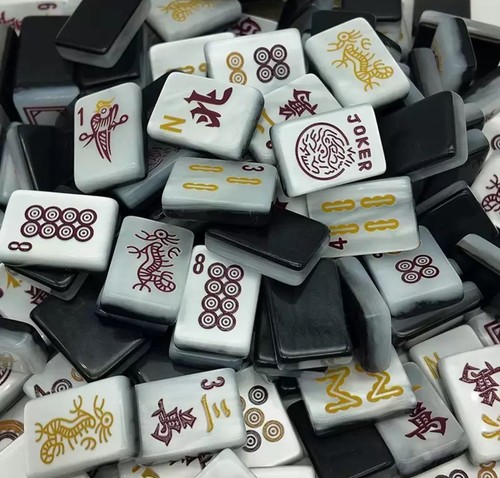 Set mahjong americano luce - mahjong,