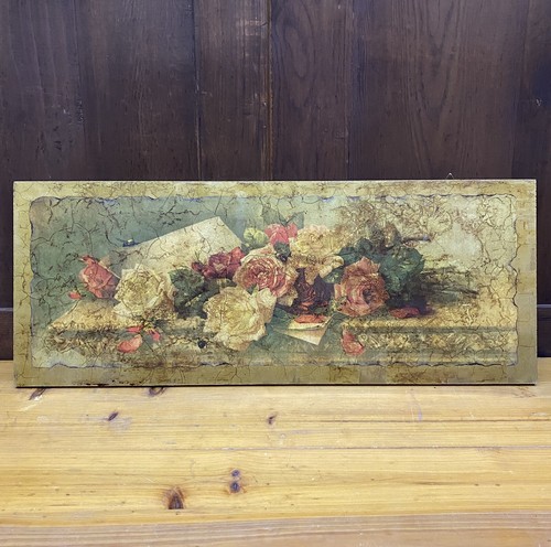 Quadro dipinto legno foglia - dipinto,