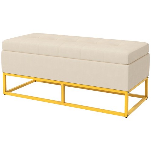 Homcom panca pouf contenitore - homcom,