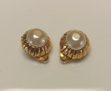 Orecchini Vintage 1984 Oro Perle Chanel