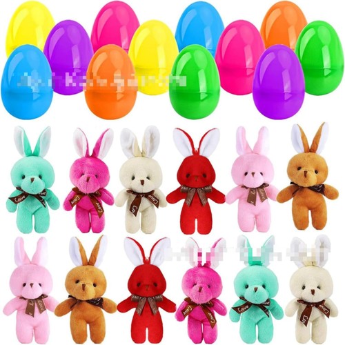 Uovo pasqua con peluche - pasqua,