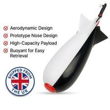 3x Esca Media Carp Fishing Spomb Spod Bomb Esca Razzo Consegna a Portata