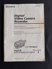 #A1011 -Sony Digital 8 DCR-TR7000E / TR7100E, istruzioni, istruzioni per uso