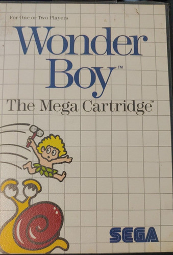 Wonderboy sega master - wonderboy, (1986)