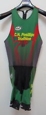 POSILLIPO NAPOLI BODY SUIT TRIATHLON SHIRT JERSEY CICLISMO CYCLING ROWING SIZE S