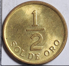1/2 Sol de oro 1976 Pérou