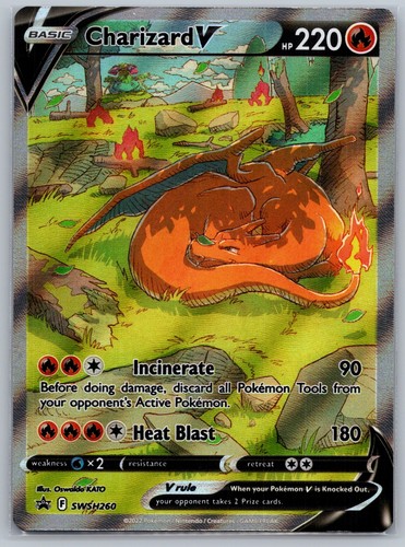 Charizard holo promo swsh - promo,