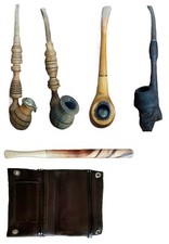 Set 4 Pipe In Legno + 3