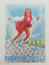 CARTOLINA PUBBLICITARIA ELAH CARAMELLE DOLCI LIBERTY DONNINA 