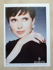 B108-Advertising Pubblicità-1999 - GIOIELLI DAMIANI - ISABELLA ROSSELLINI