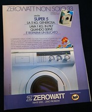 Pubblicità lavatrice Zerowatt (1991)