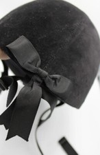 CASCO EQUITAZIONE- CAP DASLO CLASSICO IN VELLUTO CON REGOLAZIONE 