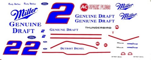 Decalcomanie slot car rusty - decalcomanie,