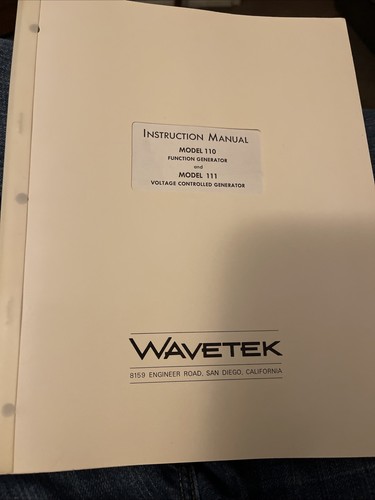 Generatore wavetek modello - generatore,