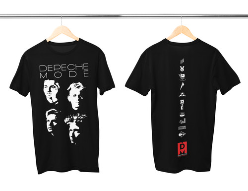 Depeche mode maglietta - mode, nera