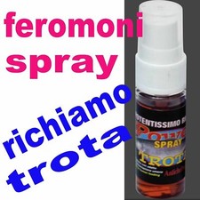 super attirante spray attrattorre pesca trota aroma aglio richiamo feromoni 