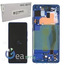 DISPLAY LCD ORIGINALE SAMSUNG PER GALAXY S10 LITE SM-G770F SERVICE PACK BLUE