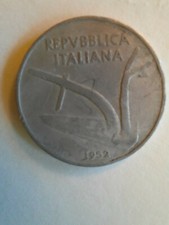  10 lire moneta  italiana