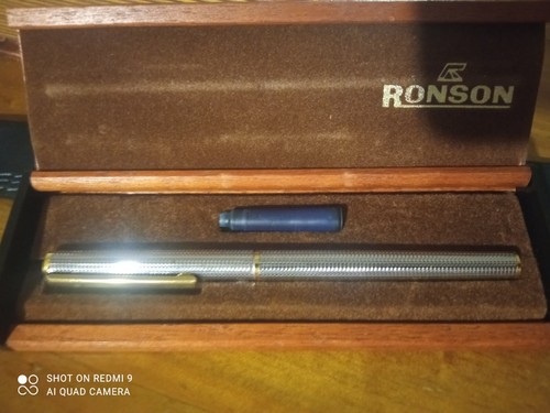 Ronson penna stilo acciaio - ronson,