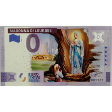 0 € ZERO EURO SOUVENIR BANCONOTA MADONNA DI LOURDES - SPECIAL EDITION