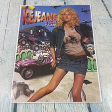 2004 Iceberg Jeans Sexy Lady Legs Body Vtg Print Ad/Poster Promo Art Magazine Pg