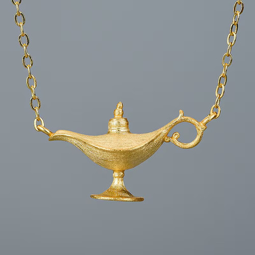 Collana lampada aladino - collana,