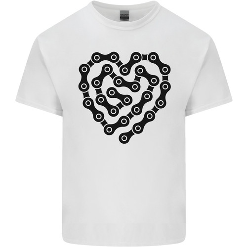 Shirt cuore catena bici - t-shirt,