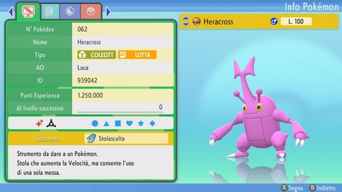 Heracross shiny 6iv - heracross,
