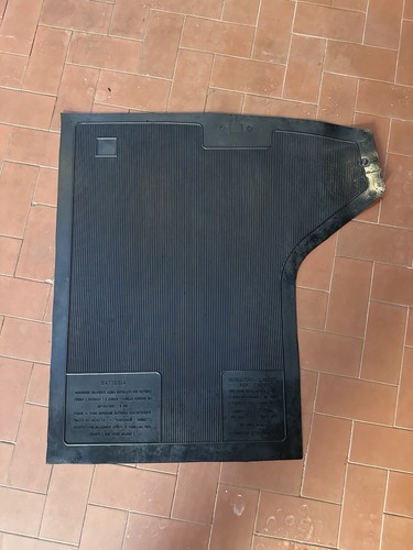 Tappeto gomma cofano - gomma, fiat