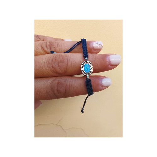 Bracciale opale chiave - , greca