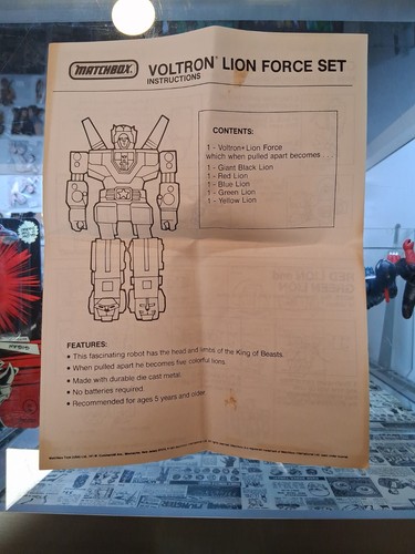 Matchbox voltron lion force - matchbox,