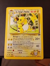 Pokemon Lt. Surge Raichu