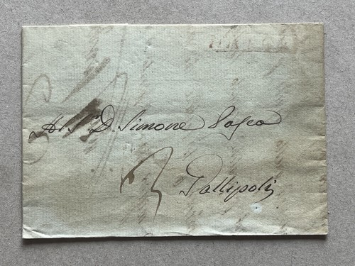 Lettera prefilatelica - b),