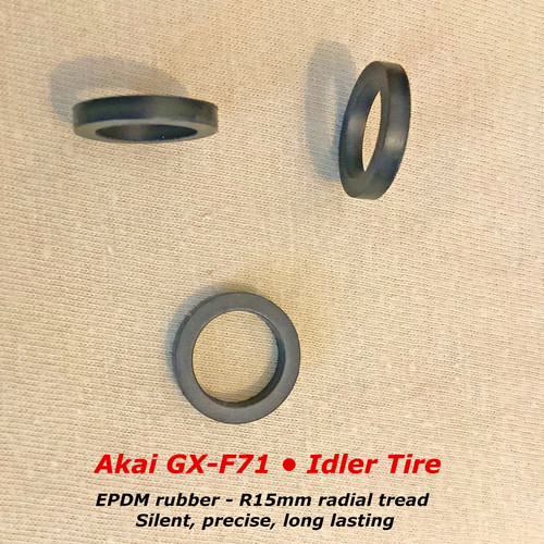 Akai f71 idler tire - gx-f71,