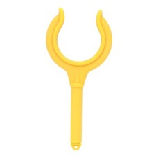 (yellow)2 Pcs Boat Oar Lock Fishing Rod Holder Bracket Marine Rubber Dinghy BS