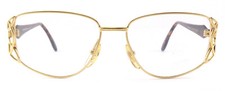 occhiali da vista Gianni Versace vintage donna mod. V 33 colore oro/marrone/740