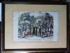 Quadro con stampa antica