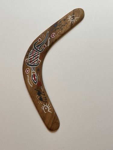 Boomerang vintage legno - vintage, in