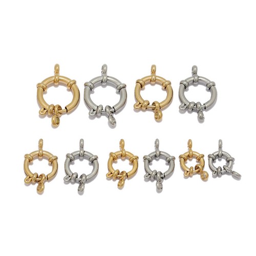 10pz fermagli anello a - ad,